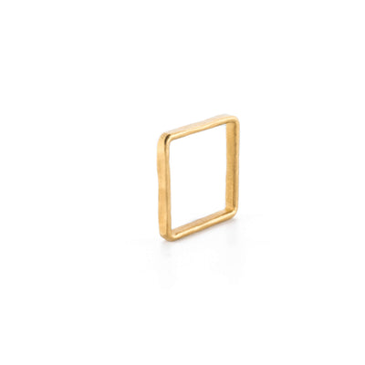 Feingold Ring „Guardian“ – 999er Gold mit polierten Kanten, eckig geformt